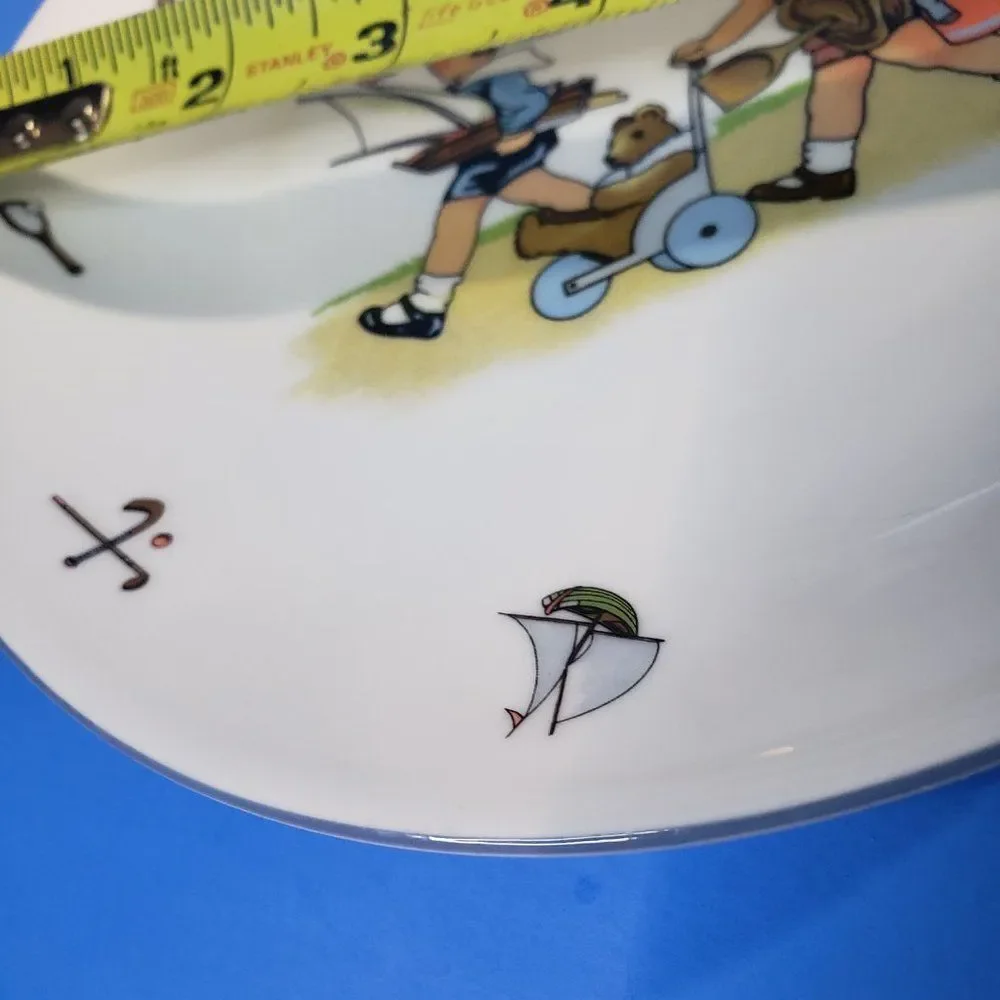 CUTE Pier 1 One Imports Porcelain Nostalgic Children Plates Made in Germany